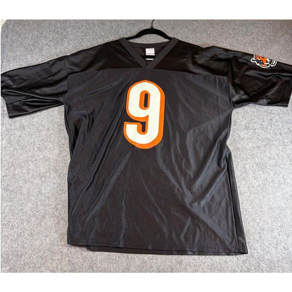 Vintage Cincinnati Bengals Carson Palmer NFL Jersey Mens XL Black Relaxed Y2K - Picture 2 of 6